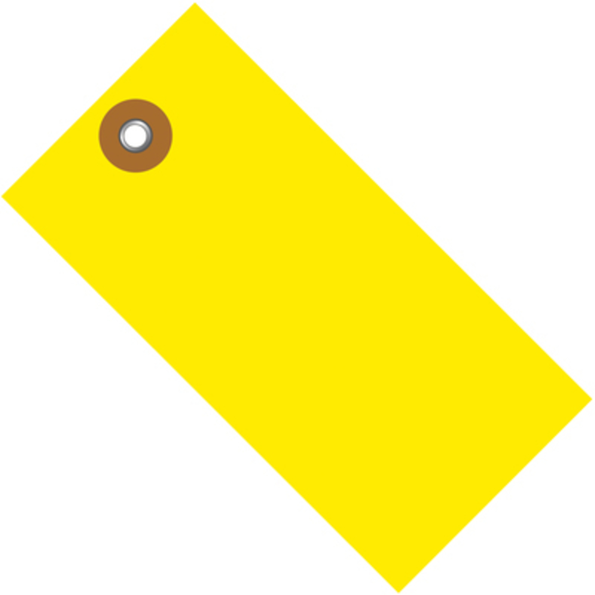 5 3/4 x 2 7/8in. Yellow Tyvek Shipping Tag 100/CS, Model# G14071B